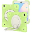 thumbnail image 2 of ELEHOLD Military Grade Shockproof Case For iPad mini 5/mini 4, Heavy Duty Protection Ring Stand Cover, Adjustable Angel, Detachable Shoulder Strap,  Matcha Green, 2 of 10