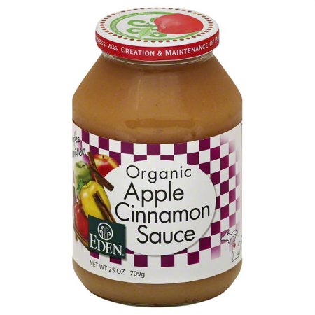 Eden Foods Eden Apple Cinnamon Sauce, 25 oz