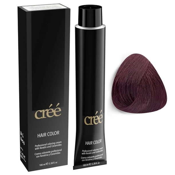 Tinte permanente para cabello profesional Cree 100 ml - 3,4 fl.oz. (Rubio Caoba Oscuro 6.5)