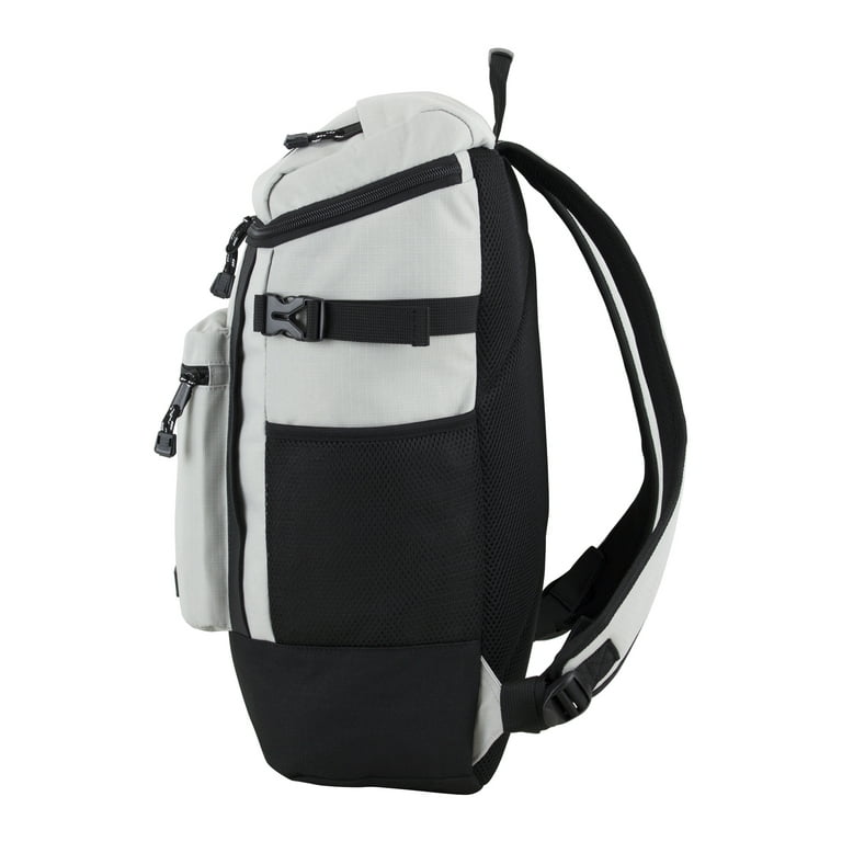 Adidas Black and White Unisex Backpack Clips Drawstring Two Strap