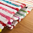 thumbnail image 6 of SAFAVIEH Montauk Gino Abstract Area Rug, Ivory/Red, 6' x 6' Square, 6 of 9
