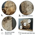 thumbnail image 3 of Designart "Earthy Geode Minimalist Appeal" Stone Geode Canvas Art Print, 3 of 7