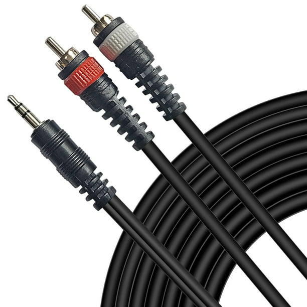 Agresivo No lo hagas Nuestra compañía dual rca to mini plug 1 8 inch cable  Método invención interfaz