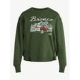 thumbnail image 5 of Time and Tru Women's Bronco Wonderland Graphic Sweatshirt with Long Sleeves, Sizes XS-XXXL, 5 of 5