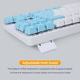 thumbnail image 4 of Mistaha Wired Gaming Keyboard 87 Keys Mixed Light Mechanical Keyboard with Mechanical Blue Switch, 4 of 8