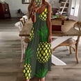 thumbnail image 4 of Pineapple Sleeveless Dress Loose Women's Dress Dresses Luxury Evening Dresses, 4 of 9