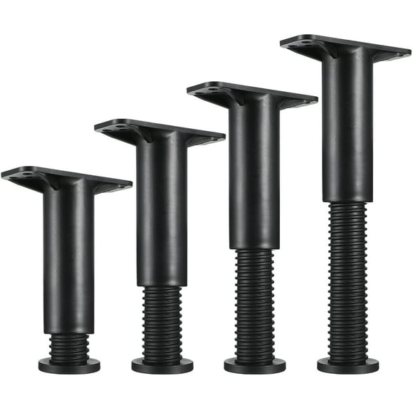 SHISUYAN 4Pcs Bed Frame Legs Adjustable Height Center Support Leg Bed Center Support Leg