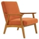 UBesGoo Mid Century Retro Accent Chair Wood Frame Arm Chair Teddy