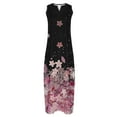 thumbnail image 5 of Lindreshi Summer Dresses for Women 2024 Women Casual Loose Printed Tank Dress Beach V-neck Pocket Sundress Sleeveless Dresses, 5 of 5
