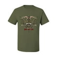 thumbnail image 2 of Wild Bobby, Biker Til I Die Live to Ride Motorcycle Cars and Trucks Men's Graphic T-Shirt, Military Green, 4XL, 2 of 3