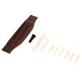 thumbnail image 1 of Guitar Bridge Set, Pre Slotted Guitar Bridge Pins Replacement  For Maintenance, 1 of 8