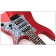 thumbnail image 4 of Guitare Électrique Pleine Grandeur pour Débutants et Intermédiaires – Fini Rouge Lustré, Capteurs HSS, Pont Tremolo, Cou en Érable, 4 of 7