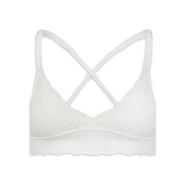 Wonder Nation Lace Convertible Bralette, 2-Pack, Sizes XS-XXL 