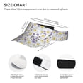thumbnail image 4 of Xecao Daisies Flowers for Adult Sun Cap offers versatile sun protection with adjustable Velcro for a secure fit., 4 of 8