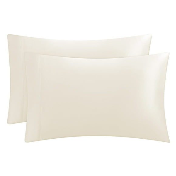 Juego de fundas de almohada Juicy Couture de satén para cabello y piel, tamaño King
