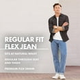 thumbnail image 6 of Wrangler Authentics Men's Classic 5-Pocket Regular Fit Jean, Black Flex, 34W X 30L, 6 of 6