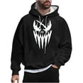 thumbnail image 2 of WXLWZYWL Funny Halloween Hoodies for Men Bat Design Shirt for Men with Pocket Drawstring Sweatshirt Hooded Costumes Pullover Tops Plus Size, 2 of 5