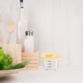 thumbnail image 3 of Juego de 2 recipientes de vidrio para almacenar comida de bebé, 230 ml. Tazones de vidrio transparente con tapa, herméticos, aptos para congelador y microondas., 3 of 8