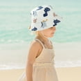 thumbnail image 2 of dmqupv Bucket Hats for Kids Baby Sun Hat UPF 50+ Sun Protection Wide Brim Baby Bucket Hat Breathable Fabric Summer Beach Hat Suitable For Boys And Girls E,One Size, 2 of 5