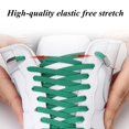 thumbnail image 2 of 1 par de cordones sin atar Tejido de red plana Cordón elástico Adecuado para todos los zapatos zapatillas de deporte Niño adulto Cordones perezosos Accesorios para zapatosEstados Unidos Gao Jinjia LED, 2 of 2