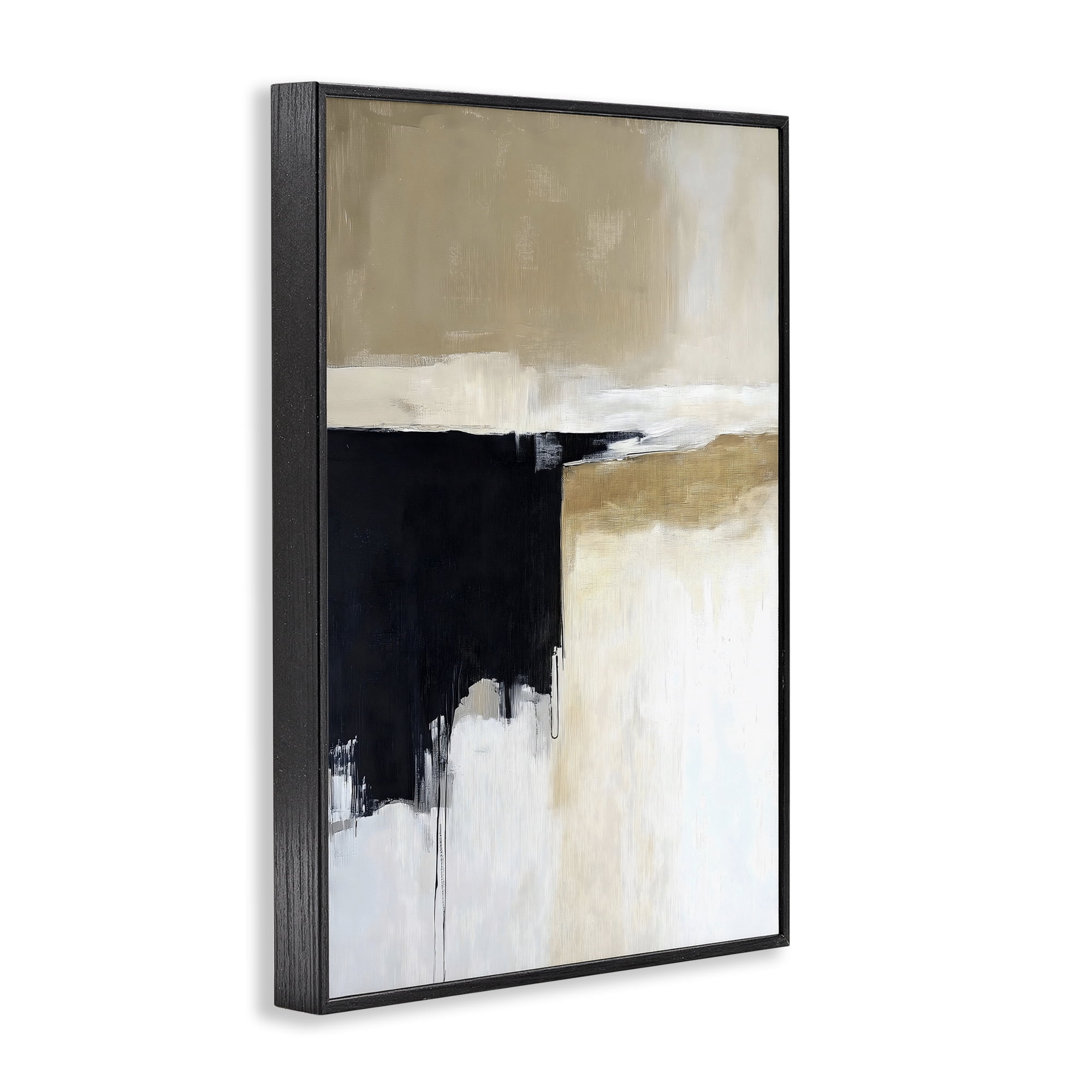 Stupell Industries Desert Shades Muted Neutrals Black Framed Giclee Art, design by Gina Kelly