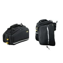 Topeak MTX 2.0 TrunkBag EXP Water Resistant Cycle Trunk Bag with Expandable Pannier Sides, Comp