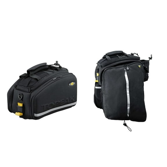 Topeak MTX 2.0 TrunkBag EXP Water Resistant Cycle Trunk Bag with Expandable Pannier Sides, Comp