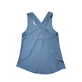 thumbnail image 6 of NMMUED Workout Tops for Women Open Back Tank Tops Athletic Yoga Shirts Layered Criss Cross Back Loose Fit Flowy Sleeveless Gym Clothes Fitness Running Activewear Dark Blue L, 6 of 6