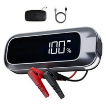 3000A Car Battery Jump Starter,16000mAh Jump Starter Battery Pack Up to 9.0L Gas & 7.0L Diesel, 12V Portable Car Jump Starter with LED Screen/3 Modes Flashlight/Jumper Cable