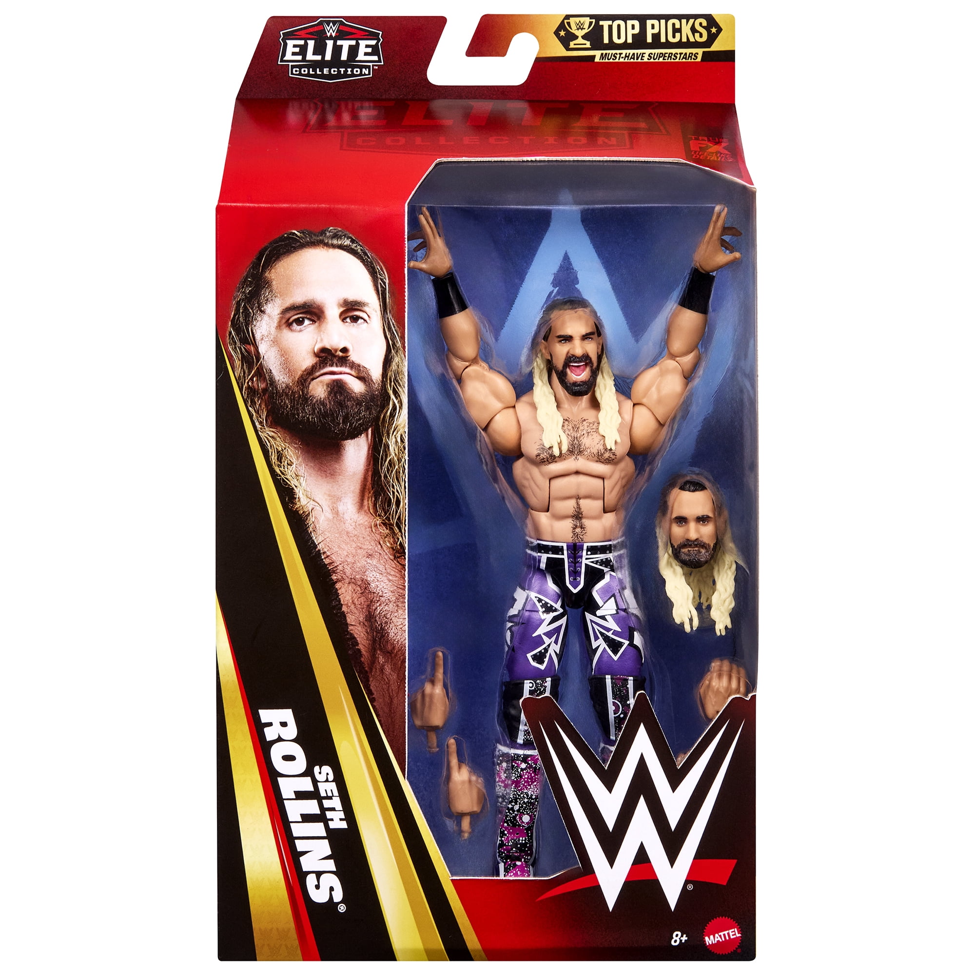 WWE スパイク付き肩パッド フィギュア 2体セット WWE Seth Rollins & Dean Ambrose with US Title Action Figures, 2