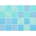 thumbnail image 1 of Ahgly Company Machine Washable Indoor Rectangle Transitional Blue Diamond Blue Area Rugs, 7' x 9', 1 of 7