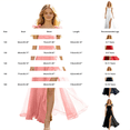thumbnail image 4 of Flowy Chiffon Junior Bridesmaid Gown, Bow Tie Strap Ruched Square Neck High Slit Long Dress for Teen Wedding Ceremony White 130, 4 of 6