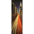 thumbnail image 3 of Atelier B Art Studio 11x24 Black Modern Framed Museum Art Print Titled - Lively City, 3 of 5