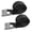 Black, variant on 1" x 10' Endless Cam Buckle Lashing Straps, Adjustable Roof Rack, Bundling Tie Downs -1000 lbs Breaking Strength, 2 Pack - Black