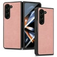 thumbnail image 1 of ELEHOLD for Samsung Galaxy Z Fold 5 Case, Luxury Leather Material with Built-in Screen Protector Full Body Shockproof Protective Case for Samsung Galaxy Z Fold 5 5G 2023, Pink, 1 of 10
