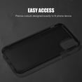thumbnail image 4 of Kaleidio Case For iPhone 12 Pro Max (6.7") [Wrap] Flexible See-Thru TPU Gel Slim Fit Skin Cover [Black], 4 of 5