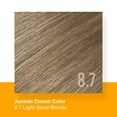 thumbnail image 3 of GK HAIR 8.7 Hair Color Cream Tube 3.4 Fl Oz + 20 Volume Developer 5 Fl Oz - Professional Permanent Long Lasting Toner Dye, 3 of 10