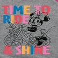 thumbnail image 3 of Mickey & Friends - Time To Ride and Shine - Toddler And Youth Girls Raglan Graphic T-Shirt, 3 of 4