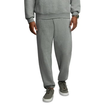 Fruit of the Loom Men's and Big Men's Eversoft Fleece Elastic Bottom Sweatpants, up to Size 4XL