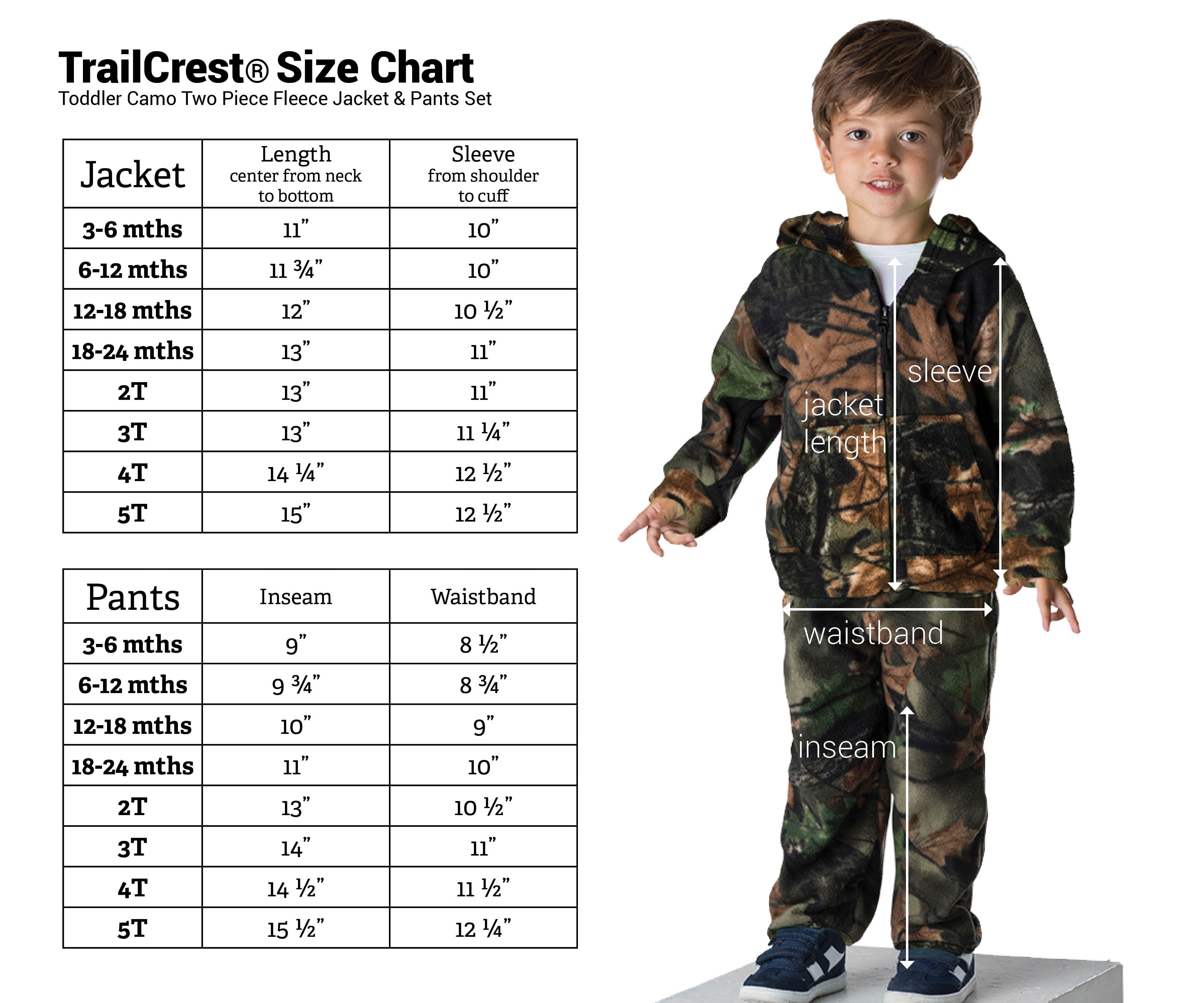 Trailcrest Infant-Toddler Outdoor Fleece Jacket