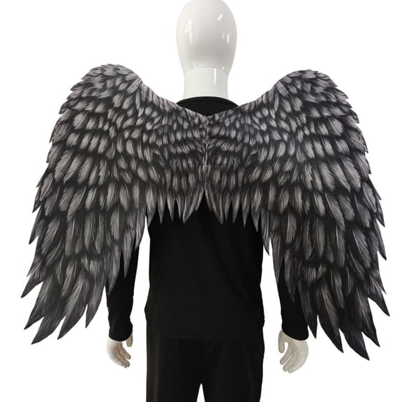 Halloween Angel Wings Costume Realistic Non-Woven Fabric Wings for Cosplay, Halloween, Theme Parties