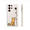thumbnail image 1 of ¡Proteja su iPhone con estilo con esta intrigante funda plateada mate con estampado de dibujos animados para iPhone 14!, 1 of 4