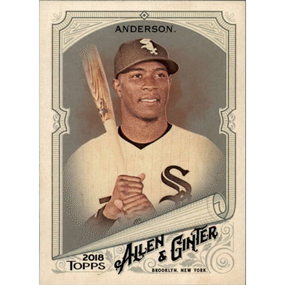 Collectible 2018 Topps Allen and Ginter Hot Box #195 Tim Anderson White Sox MLB Baseball Trading Card