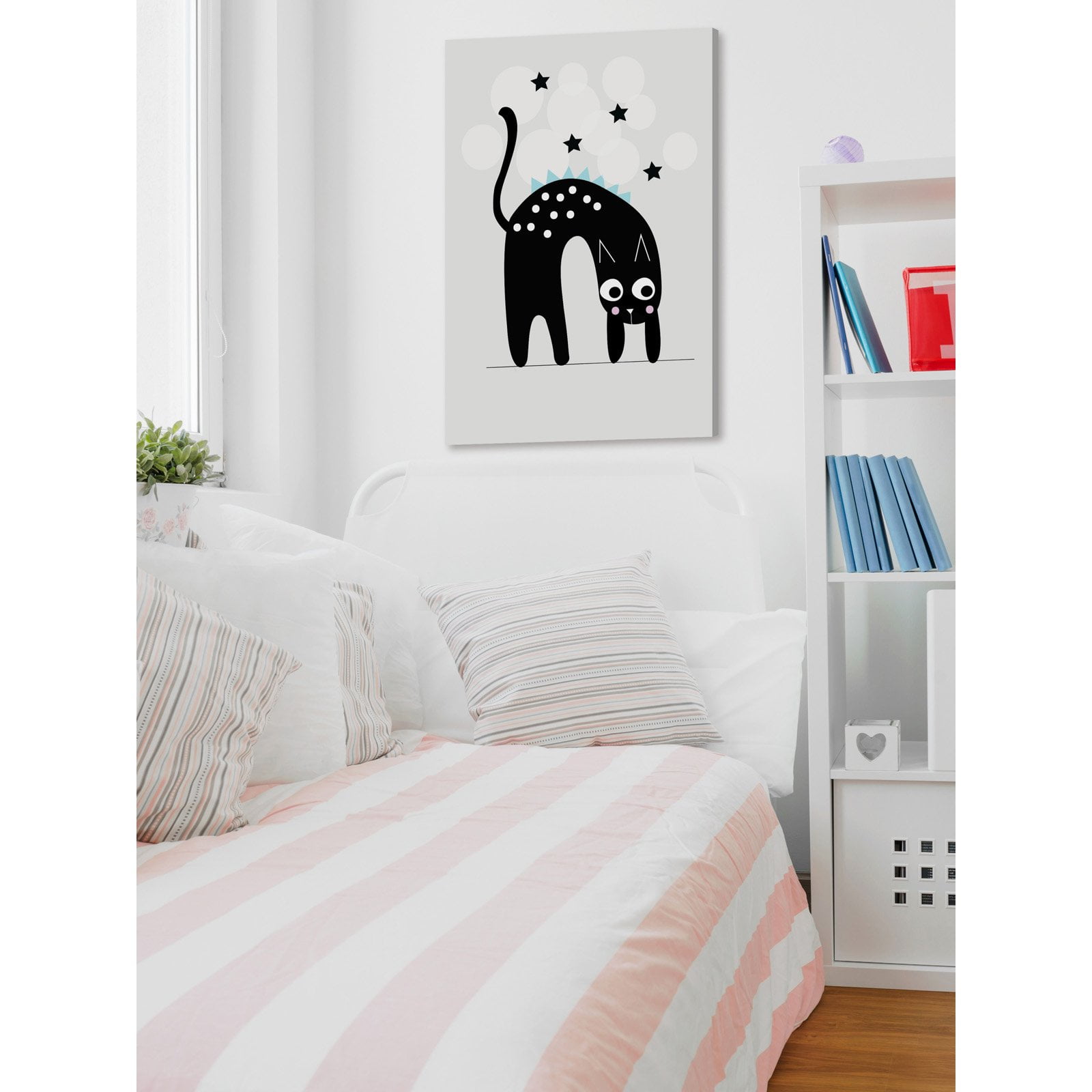 Marmont Hill "Cat Arch" by Katarina Snygg Painting Print on Wrapped Canvas