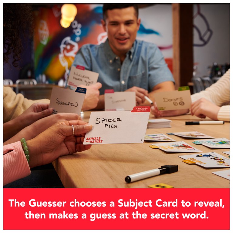 SUBJECTIVE, A Personality Trivia Game for Family Game Night Card