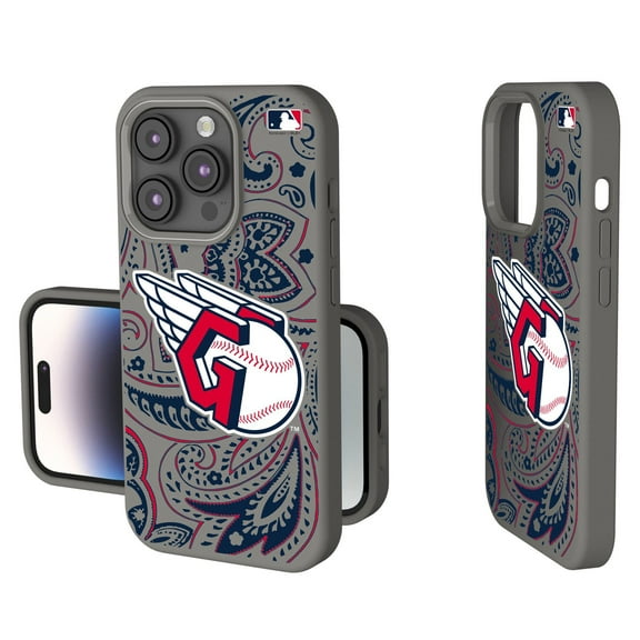 Cleveland Guardians Paisley iPhone Soft Touch Case