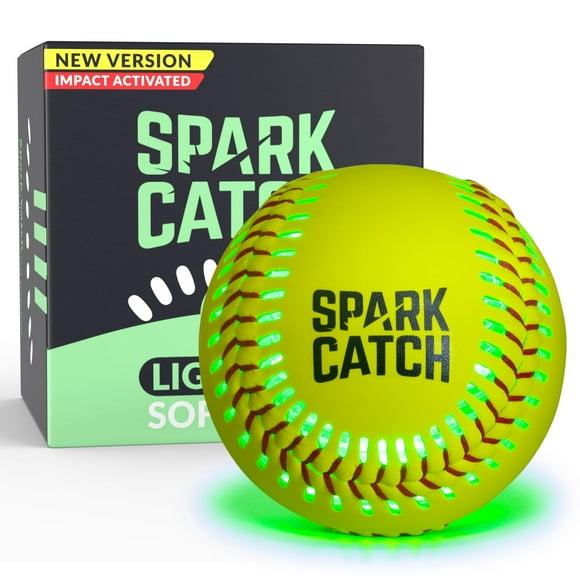 Softbol SPARK CATCH 12" con luz LED verde