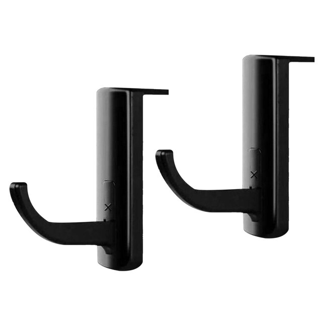Gancho para colgar auriculares de computadora Universal de dos ganchos para auriculares para organizador de cables de ordenador ahorra espacio de escritorio Magideal Gancho para colgar auriculares de computadora