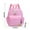 Pink, variant on HengDidi Stylish Lightweight Mini Backpack for Youngsters - Cute Print Design, Durable Nylon for Campus & Outdoor Activities (Panda/Rabbit/ Theme)