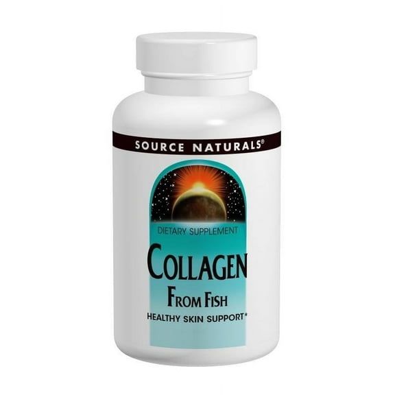 Source Naturals - Collagen From Fish Healthy Skin Support - 120 Tablets